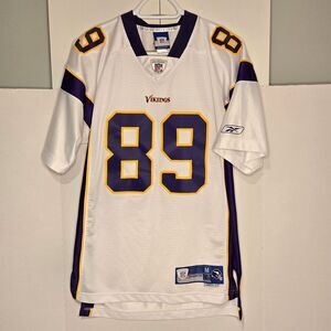 Reebok Minnesota Vikings Travis Taylor #89 Away Jersey +2 Length Mens Medium NFL